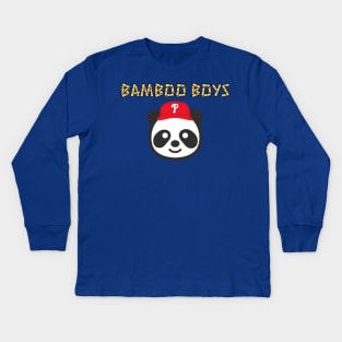 Bamboo Boys Kids Long Sleeve T-Shirt